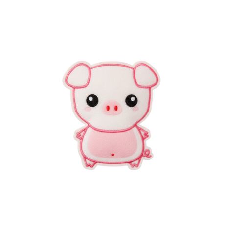 Juguete de peluche suave con forma de cerdito rosa y blanco para gato, relleno de Catnip para estimular el juego, la caza y la actividad física.