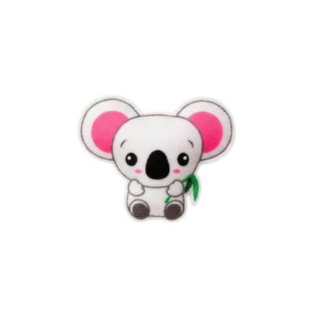 Juguete Vivadog de fieltro con forma de koala, relleno de catnip para gatos.