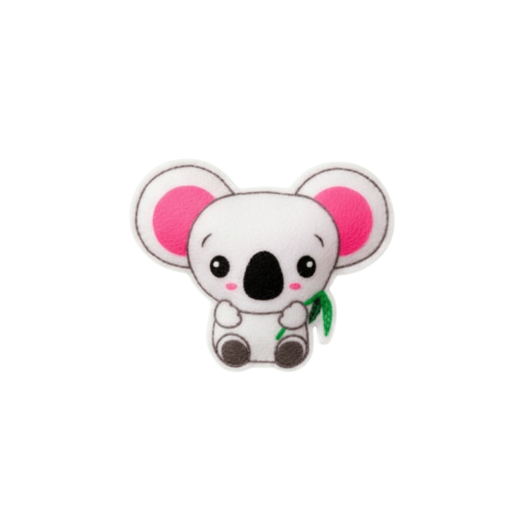 Juguete Vivadog de fieltro con forma de koala, relleno de catnip para gatos.