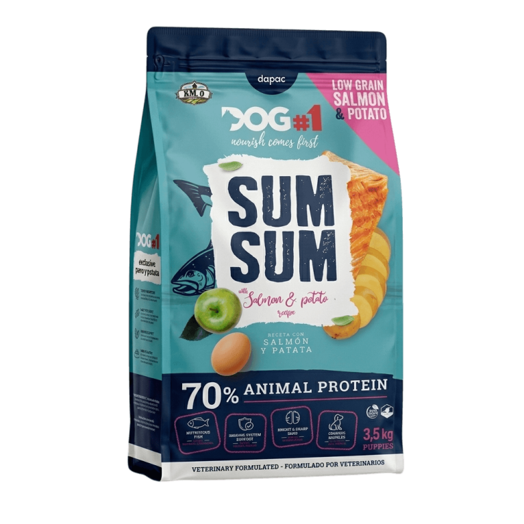 Sum Sum Salmón y Patata Puppy Low Grain Para Perros (Cachorros) para perro