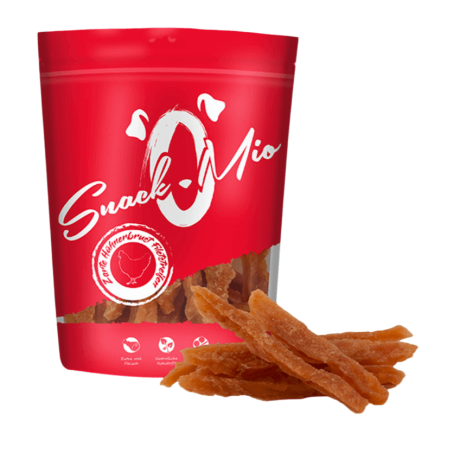 SnackOMio Tiras de Pechuga de Pollo 70g Para Perros y Gatos