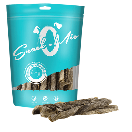 SnackOMio Rollitos de Bacalao 70gr Para Perros