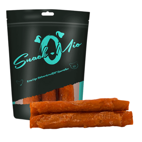 SnackOMio Rollitos de Pollo y Cerdo Crujientes 150gr Para Perros