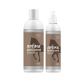Pack SkinControl Aptima VetNova con Champú (355 ml) y Spray (236 ml), diseñado para limpiar, restaurar y proteger la piel del caballo.