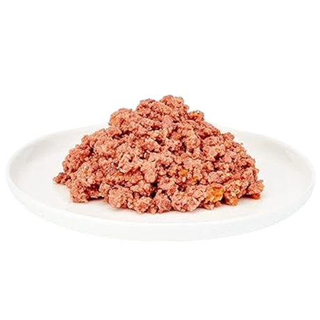 Lata de Comida Húmeda MjAMjAM de Ternera y Pavo para gatos, con textura paté y receta sin cereales.