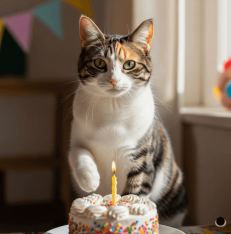 Tartas de Cumpleaños Gatos