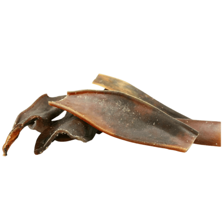 Snack de Piel de Camello natural deshidratada, masticable hipoalergénico, formato 100 gramos.