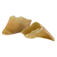 Snack natural Pezuña de Ternera para perros, masticable de larga duración, ayuda a la higiene dental.
