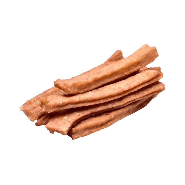 Stick dental de pollo con cáñamo y yogur, antisarro, con probióticos para el bienestar general en perros