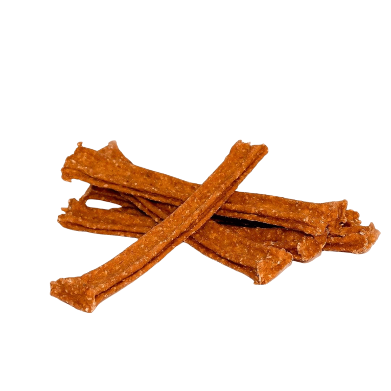 Stick dental de pavo para perros, snack natural deshidratado antisarro, magro y con colágeno