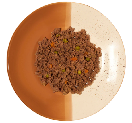 Comida húmeda textura paté de pollo para cachorro o perro pequeño