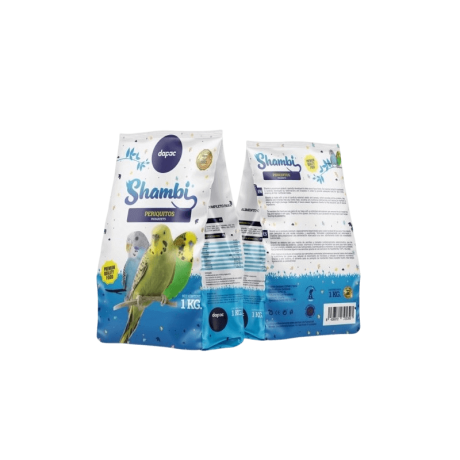 Mixtura para periquitos Shambi de Dapac en formato de saco de 1kg
