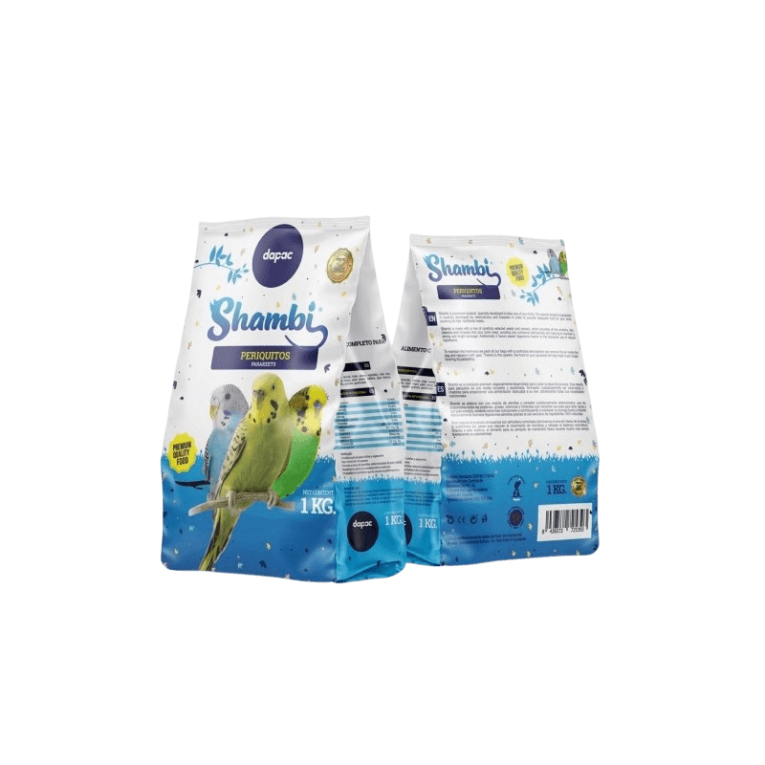 Mixtura para periquitos Shambi de Dapac en formato de saco de 1kg
