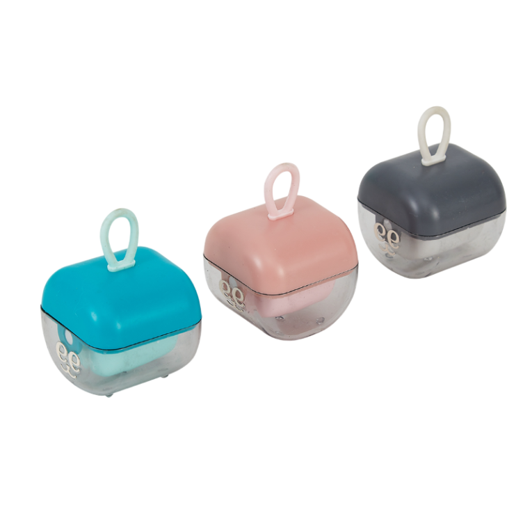 Las tres versiones del Quita Pelos Viaje Mascotas Freedog Lint&Go: azul, rosa y gris.