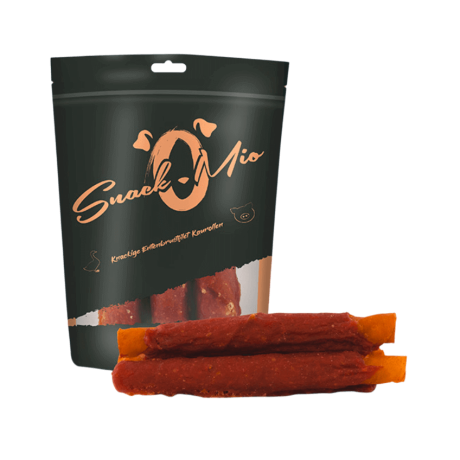 SnackOMio Rollitos de Pato y Cerdo Crujientes 150gr Para Perros