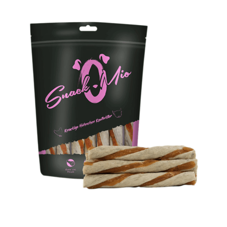 SnackOMio Twisters de Pollo y Ternera 200gr Para Perros