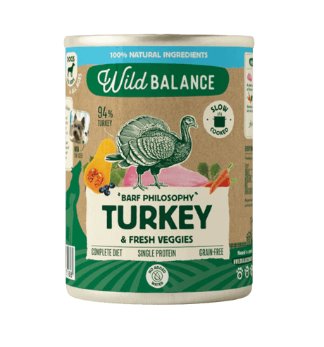Wild Balance Lata de Pavo para Perros 400g Para Perros