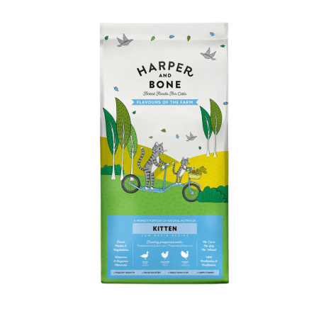 Harper and Bone Flavours of the Farm Kitten 2kg Para Gatito
