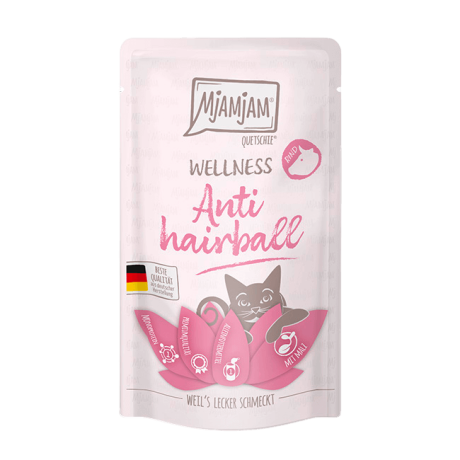 MjAMjAM Wellness Ternera Anti Hairball 125g Para Gatos