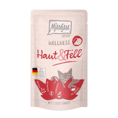 MjAMjAM Wellness Ternera Piel y Pelaje 125g Para Gatos