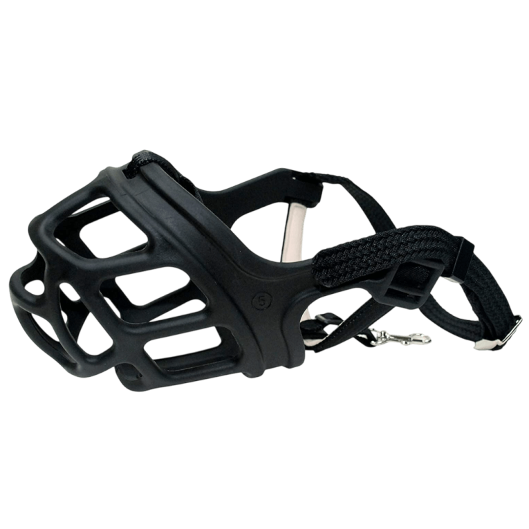 Bozal tipo cesta ergonómico Zeus Alpha para perros en varias tallas disponible en Piensos Anlú.