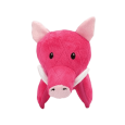 Detalle del peluche jabalí Zeus Safari color rosa con costuras de alta resistencia y refuerzo interno en Piensos Anlú.