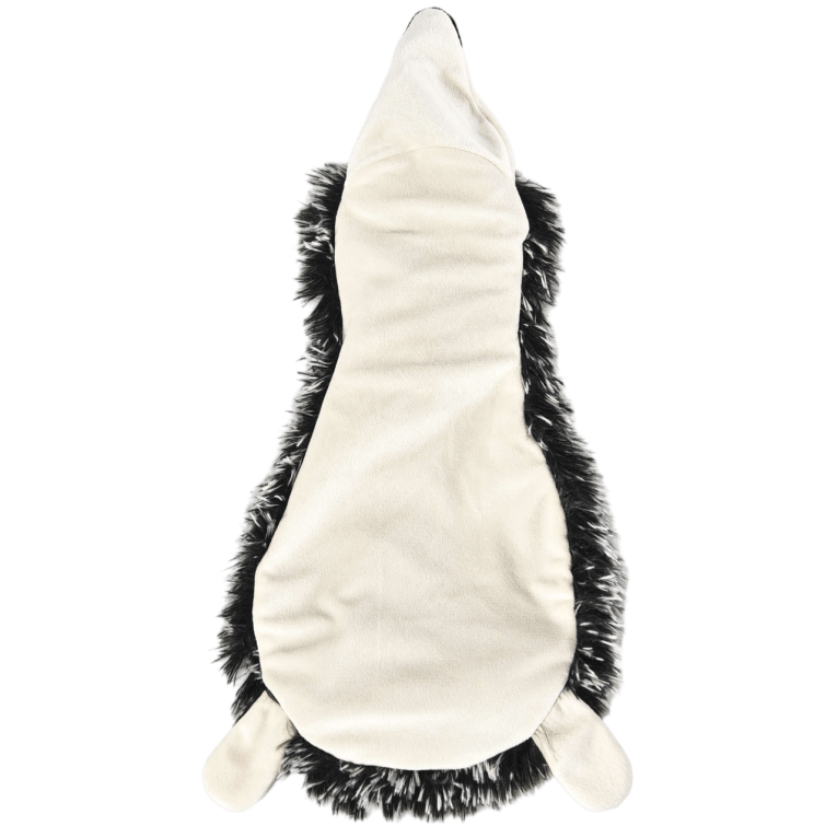 Detalle del tejido y la ausencia de relleno en el juguete de erizo para perros de Premier DOG en Anlú.