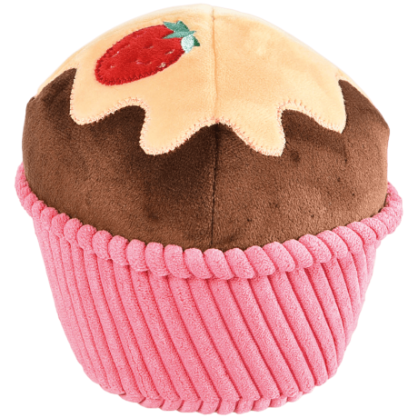 Juguete 2 en 1 cupcake de peluche con pelota interior Premier DOG (14 cm) Para Perros