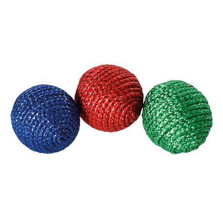 Pelotas de cuerda brillantes para gatos Premier CAT (4 colores) Para Gatos
