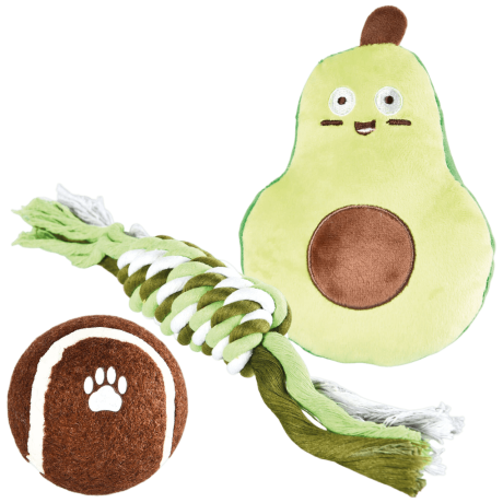 Set de juguetes Aguacate Premier DOG (3 piezas) Para Perros