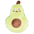 Peluche suave con forma de aguacate y cara sonriente para perros serie Premier DOG en Anlú.