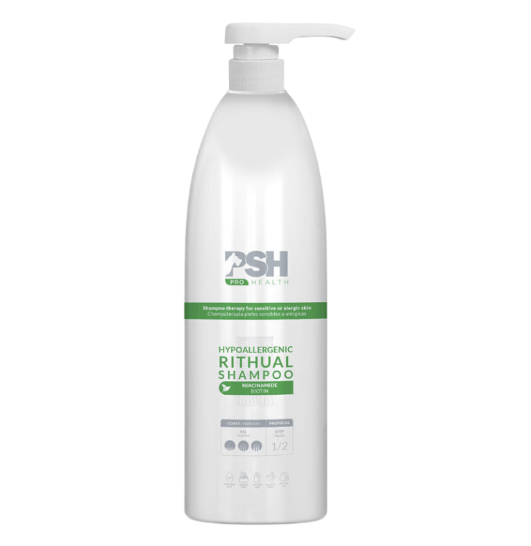 Champú Sensitive Skin para Perros y Gatos - Pieles Reactivas y Atópicas para perro y gato, detalle