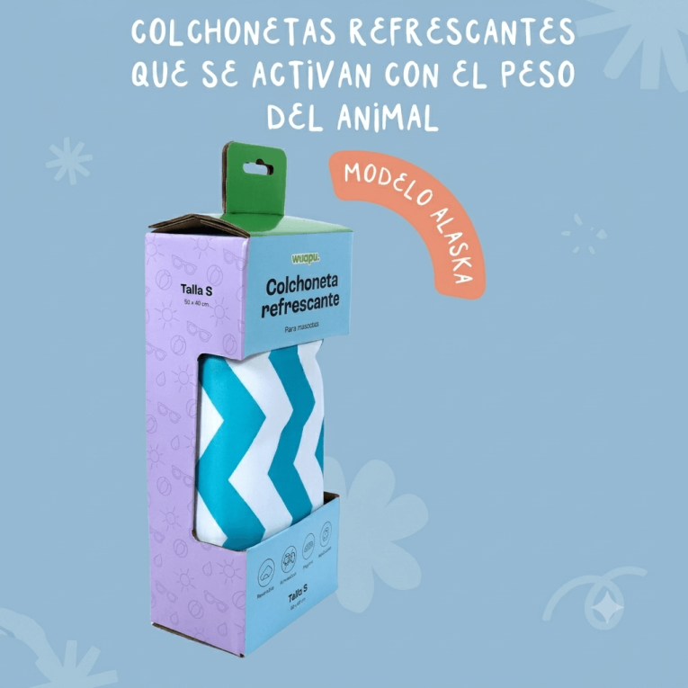 Colchoneta Refrescante Alaska para perro y gato, detalle