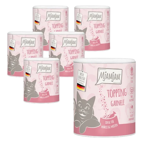 Topping de gambas para perro y gato, pack de 6 unidades