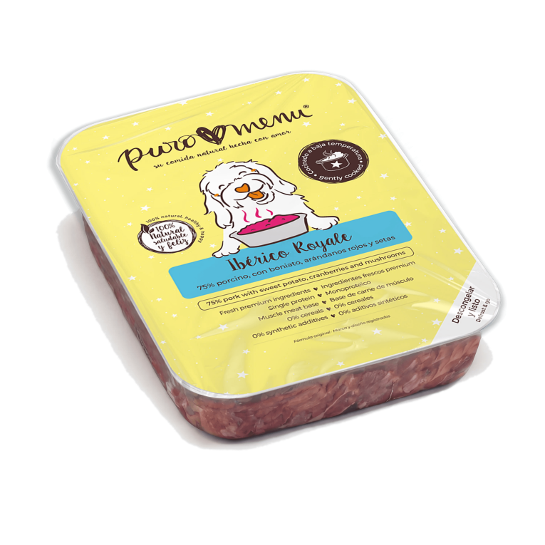 Cocinado: Menú Ibérico Royale (Cerdo/Jabalí) Congelado Cocinado para perro