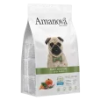 Pienso Amanova Puppy Grain Free de conejo para cachorros, detalle de la croqueta