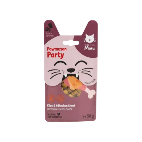 Motel Miau Pawmesan Party Patata y Queso 50gr Snack para Gatos