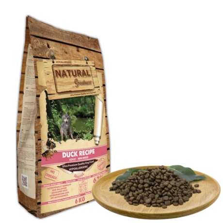 Natural Greatness Receta de Pato Mini Para Perro
