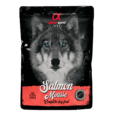 Sobre de Alpha Spirit Salmon Mousse, alimento completo húmedo para perros de todas las razas, en formato grande 300g.