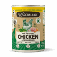 lata de pollo 100 natural wild balance 400g para perros