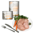 MjAMjAM Paté: La opción más natural para tu gato Elaborado con ingredientes de alta calidad, nuestro paté MjAMjAM ofrece una nutrición completa y equilibrada. La textura suave y aterciopelada, junto con el intenso sabor a carne, hacen de este alimento una experiencia gourmet para tu gato. Las verduras añaden vitaminas y minerales esenciales para una vida sana y activa.