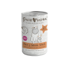 Lata de Puromenu Menú Pavo y Salmón Select BIO para perros. Contiene 80% de pavo y salmón, con apio y albaricoques, con certificación ecológica.