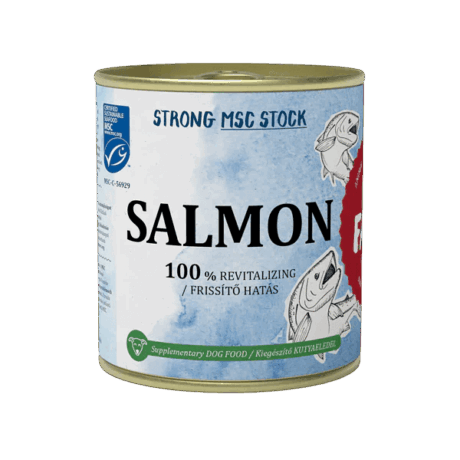 Caldo de Salmón Pet Farm Family para Perros y Gatos. Suplemento hidratante rico en Omega 3. Caldo natural para añadir a la comida.