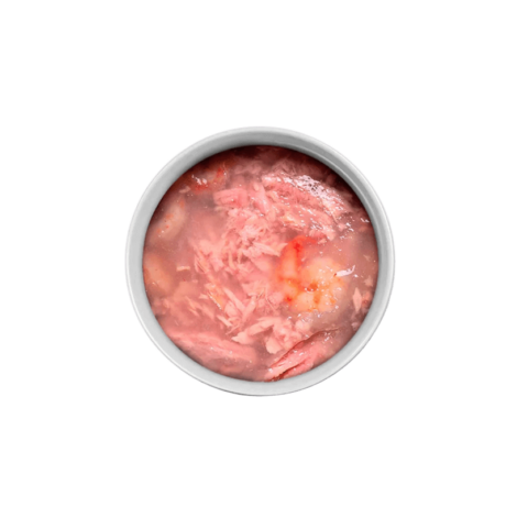 Composición Atún 55% Gambas 6% Agentes gelificantes 1,30% Agua 37,70% Componentes analíticos Proteína bruta 10% Grasa bruta 1% Fibra bruta 1% Ceniza bruta 1% Humedad 85% ¡Deleita a tu gato con el sabor intenso y la textura delicada de Amanova Atún y Gambas en Gelatina! Esta receta es la elección perfecta para gatos que buscan un alimento complementario delicioso y nutritivo, elaborado con ingredientes frescos y naturales. ¡Tu gato te lo agradecerá!