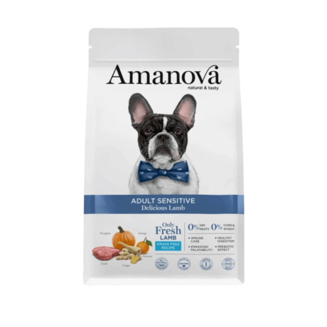 Amanova Grain Free Cordero con Calabaza Para Perros