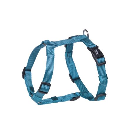 Arnés Clasic Perro Paseo de Arppe en color azul celeste. Arnés de nylon ajustable.