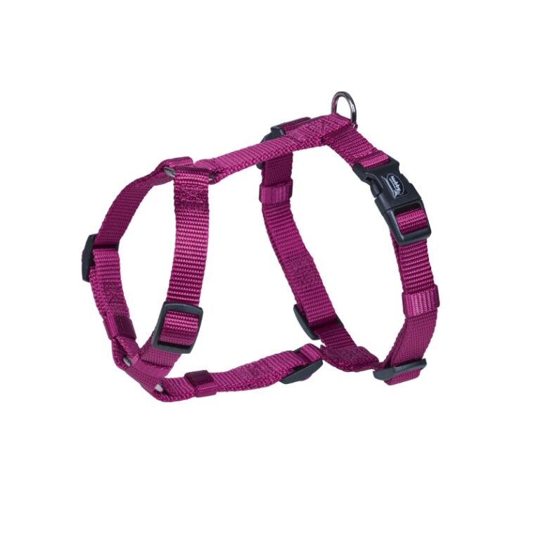 Arnés Clasic Perro Rosa de Arppe. Arnés de nylon ajustable y resistente.
