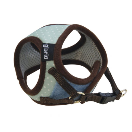 Gloria Arnés Azul Con Lunares Para Perros