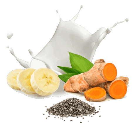 Etiqueta Puromenu Puro Helado Golden Paste (Cúrcuma) 130g. Ingredientes: Plátano, Pasta Dorada (Cúrcuma), Manzana, Agua. Helado funcional para articulaciones.