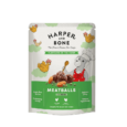 Envase de albóndigas para perros Harper and Bone Flavours of the Farm sabor pollo y pavo.
